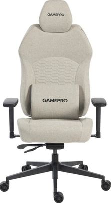 Геймерское кресло GamePro GC760LG Fabric Light Gray - фото 1