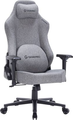 Геймерське крісло GamePro FGC750DG Size L Fabric Dark Grey - фото 1