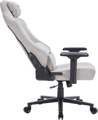 Крісло для геймерів GamePro FGC750LG Size L Fabric Light Grey - фото 4
