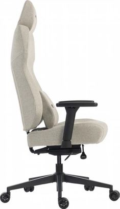 Геймерское кресло GamePro GC760LG Fabric Light Gray - фото 3