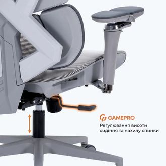 Геймерське крісло GamePro EDGE GC820MG Grey - фото 4 Геймерське крісло GamePro EDGE GC820MG Grey - фото 4