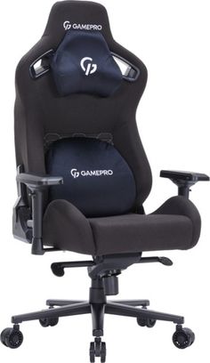 Крісло для геймерів GamePro GC900B Size XL Fabric Black - фото 1 Крісло для геймерів GamePro GC900B Size XL Fabric Black - фото 1