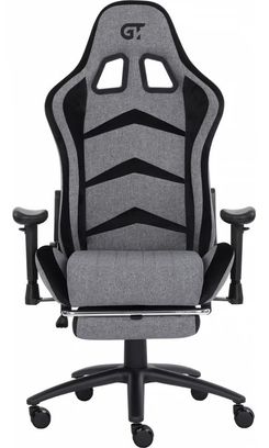 Крісло ігрове GT Racer X-2534-F Fabric Gray/Black Suede - фото 3 Крісло ігрове GT Racer X-2534-F Fabric Gray/Black Suede - фото 3