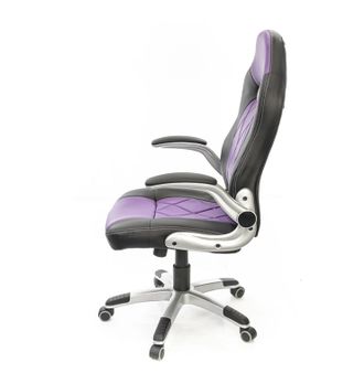 Кресло геймерское АКЛАС Форсаж 8 PL GTR TILT Фиолетовый (PU-черный/фиолетовый) (11871) - фото 2