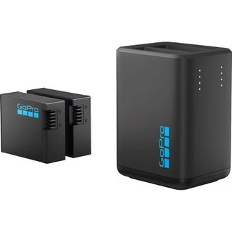 Подвійний зарядний пристрій GoPro Dual Battery Charger + Battery 2 шт. для HERO13 Black (AEDBD-201-EU) - фото 1