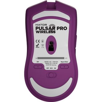 Ігрова миша HATOR Pulsar 2 PRO Wireless (HTM-534) lilac - фото 6