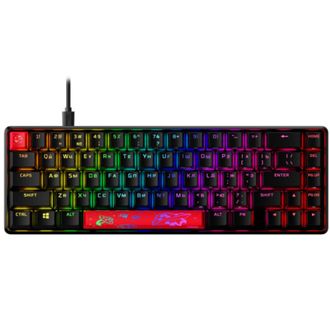 Клавіатура HyperX Alloy Origins 65 Red USB RGB ENG/RU, Black (4P5D6AX) - фото 1 Клавіатура HyperX Alloy Origins 65 Red USB RGB ENG/RU, Black (4P5D6AX) - фото 1