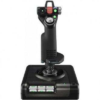Джойстик, важіль управління двигуном Logitech G Saitek X52 Pro Flight Control System (945-000003) - фото 1