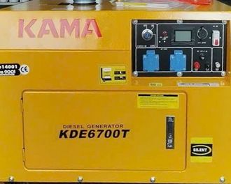 Генератор дизельний Kama KDE6700T - фото 2