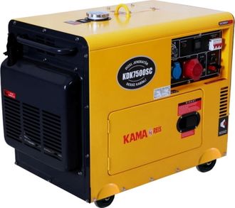 Генератор дизельний KAMA KDK7500SC3 - фото 1 Генератор дизельний KAMA KDK7500SC3 - фото 1