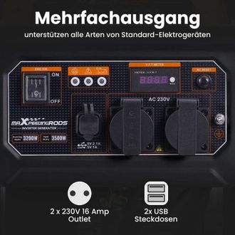 Генератор інверторний MaXpeedingRODS MXR4500i - фото 4 Генератор інверторний MaXpeedingRODS MXR4500i - фото 4