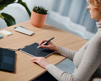 Графический планшет Wacom One S Bluetooth (CTC4110WLW1B) - фото 8 Графический планшет Wacom One S Bluetooth (CTC4110WLW1B) - фото 8
