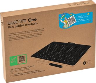 Графический планшет Wacom One M Bluetooth (CTC6110WLW1B) - фото 9