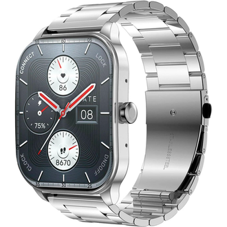 Смарт-годинник Amazfit Pop 3S Metal Silver EU - фото 1