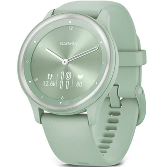 Смарт-часы Garmin Vivomove Sport Cool Mint Case and S. Band w. Silver Accents (010-02566-03) - фото 1 Смарт-часы Garmin Vivomove Sport Cool Mint Case and S. Band w. Silver Accents (010-02566-03) - фото 1