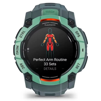 Смарт-годинник Garmin Instinct 3 50mm AMOLED Neo Tropic with Twilight Band (010-03020-01) - фото 4