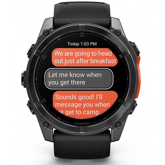 Смарт-часы Garmin fenix 8 51mm, AMOLED, Glass/SS, SlateGray Steel/Black,BlkBnd, GPS (010-02905-00) (UA) - фото 2