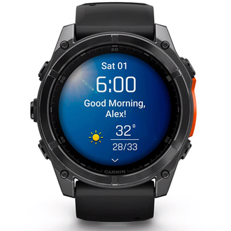 Смарт-часы Garmin fenix 8 51mm, AMOLED, Glass/SS, SlateGray Steel/Black,BlkBnd, GPS (010-02905-00) (UA) - фото 6