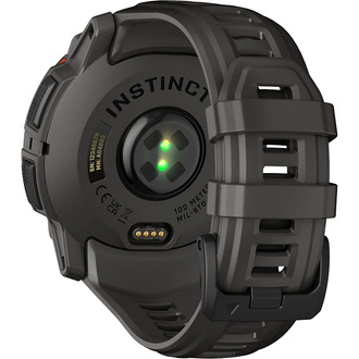 Смарт-часы Garmin Instinct 3 Solar Black with Charcoal Band (010-02935-00/40) - фото 3