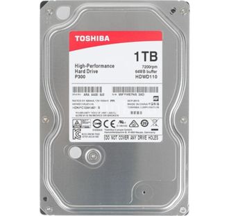 Накопичувач HDD SATA 1.0TB Toshiba P300 7200rpm 64MB (HDWD110UZSVA) - фото 1