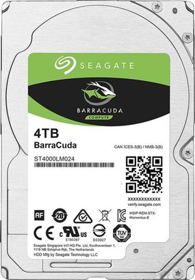 Накопитель HDD 2.5" SATA 4.0TB Seagate BarraCuda 5400rpm 128MB (ST4000LM024) - фото 1 Накопитель HDD 2.5" SATA 4.0TB Seagate BarraCuda 5400rpm 128MB (ST4000LM024) - фото 1
