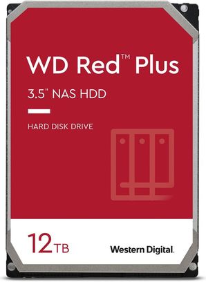 Накопитель HDD SATA 12.0TB WD Red Plus 7200rpm 256MB (WD120EFBX) - фото 1