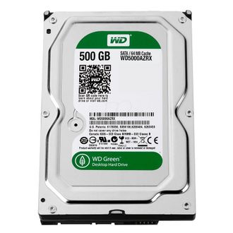 Жорсткий диск WD 3.5" 500Gb (WD5000AZRX) - фото 1 Жорсткий диск WD 3.5" 500Gb (WD5000AZRX) - фото 1