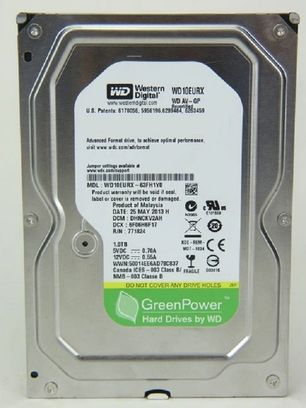 Жесткий диск WD 3.5" 1TB (WD10EURX) - фото 1 Жесткий диск WD 3.5" 1TB (WD10EURX) - фото 1