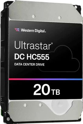 Жесткий диск WD Ultrastar DC HC555 20 TB 7200RPM 512MB (WUH722020CLE6L4 0B48724) - фото 2 Жесткий диск WD Ultrastar DC HC555 20 TB 7200RPM 512MB (WUH722020CLE6L4 0B48724) - фото 2