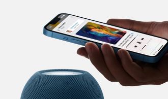 Smart колонка Apple HomePod mini Blue (MJ2C3) - фото 2 Smart колонка Apple HomePod mini Blue (MJ2C3) - фото 2