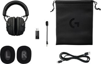 Гарнитура Logitech G PRO X Wireless LightSpeed Black (981-000907) - фото 2 Гарнитура Logitech G PRO X Wireless LightSpeed Black (981-000907) - фото 2