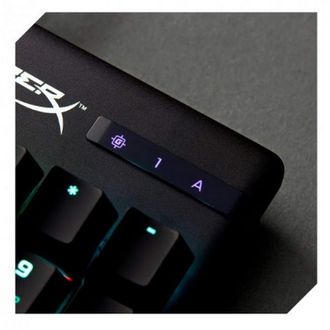 Клавіатура HyperX Alloy Origins Red USB RGB PBT ENG/RU, Black (639N3AA) - фото 8