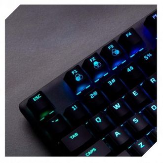 Клавіатура HyperX Alloy Origins Red USB RGB PBT ENG/RU, Black (639N3AA) - фото 9