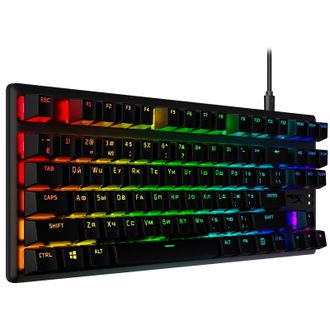 Клавіатура HyperX Alloy Origins Core PBT Aqua USB RGB ENG/UA Black (639N9AA) - фото 4 Клавіатура HyperX Alloy Origins Core PBT Aqua USB RGB ENG/UA Black (639N9AA) - фото 4