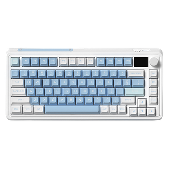 Клавиатура FL ESPORTS CMK75 FLCMMK Ice Pink switches TFT Knob Three-Mode (CMK75-7550) Lake Placid Blue - фото 1 Клавиатура FL ESPORTS CMK75 FLCMMK Ice Pink switches TFT Knob Three-Mode (CMK75-7550) Lake Placid Blue - фото 1