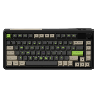 Клавіатура FL ESPORTS CMK75 FLCMMK Ice Violet switches TFT Knob Three-Mode (CMK75-7531) Desert Grey - фото 1 Клавіатура FL ESPORTS CMK75 FLCMMK Ice Violet switches TFT Knob Three-Mode (CMK75-7531) Desert Grey - фото 1