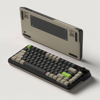 Клавіатура ігрова FL ESPORTS CMK75 Desert Grey FLCMMK Ice Pink switches TFT Knob Three-Mode (CMK75-7530) - фото 3 Клавіатура ігрова FL ESPORTS CMK75 Desert Grey FLCMMK Ice Pink switches TFT Knob Three-Mode (CMK75-7530) - фото 3