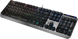 Клавиатура игровая MSI Vigor GK50 Low Profile UA (S11-04UA213-GA7) - фото 3 Клавиатура игровая MSI Vigor GK50 Low Profile UA (S11-04UA213-GA7) - фото 3