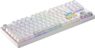 Клавіатура механічна HATOR Rockfall 2 Mecha TKL Authentic Edition (HTK-531) white - фото 2 Клавіатура механічна HATOR Rockfall 2 Mecha TKL Authentic Edition (HTK-531) white - фото 2
