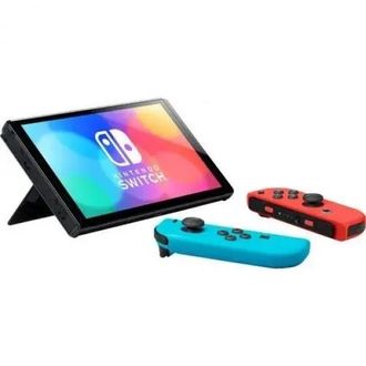 Портативна ігрова приставка Nintendo Switch Oled Red/Blue + Mario Kart 8 Deluxe (Download code) + 3 months - фото 2 Портативна ігрова приставка Nintendo Switch Oled Red/Blue + Mario Kart 8 Deluxe (Download code) + 3 months - фото 2
