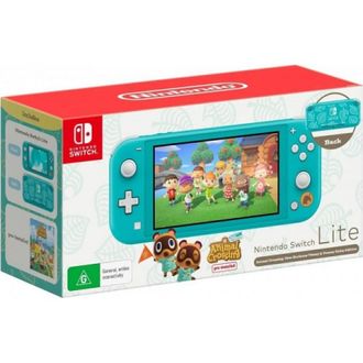 Портативная игровая приставка Nintendo Switch Lite Animal Crossing: New Horizons Timmy & Tommy Aloha Edition - фото 1