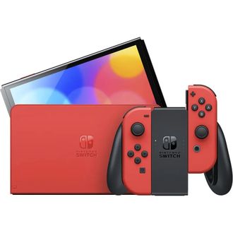 Портативна ігрова приставка Nintendo Switch OLED Model Mario Red Edition - фото 1 Портативна ігрова приставка Nintendo Switch OLED Model Mario Red Edition - фото 1