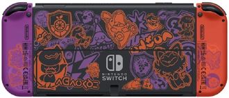 Портативна ігрова приставка Nintendo Switch OLED Model Pokemon Scarlet & Violet Edition - фото 2 Портативна ігрова приставка Nintendo Switch OLED Model Pokemon Scarlet & Violet Edition - фото 2