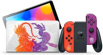 Портативна ігрова приставка Nintendo Switch OLED Model Pokemon Scarlet & Violet Edition - фото 3 Портативна ігрова приставка Nintendo Switch OLED Model Pokemon Scarlet & Violet Edition - фото 3