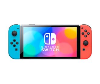 Портативна ігрова приставка Nintendo Switch OLED with Neon Blue and Neon Red Joy-Con - фото 2