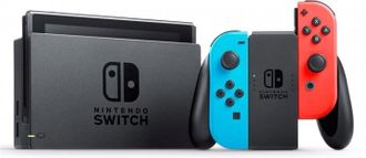 Портативна ігрова приставка Nintendo Switch with Neon Blue and Neon Red Joy-Con - фото 2