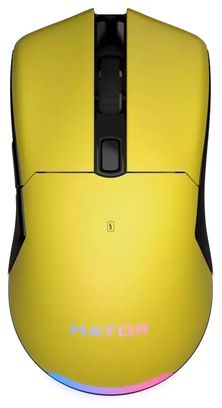 Игровая мышь беспроводная HATOR Pulsar 2 PRO Wireless (HTM-532) yellow - фото 1