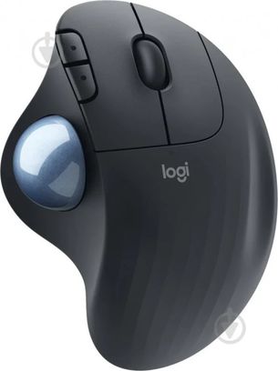 Ігрова миша бездротова Logitech Ergo M575 Mouse Graphite (910-006221) - фото 1