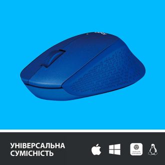 Игровая мышь беспроводная Logitech M330 Silent Plus Blue (910-004910) - фото 2