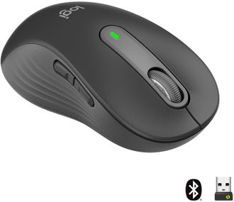 Игровая мышь беспроводная Logitech Signature M650 L LEFT Graphite (910-006239) - фото 1 Игровая мышь беспроводная Logitech Signature M650 L LEFT Graphite (910-006239) - фото 1